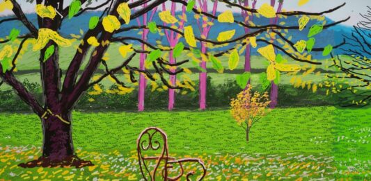 El friso monumental de David Hockney llega a la Serpentine Gallery de Londres Arte contemporáneo