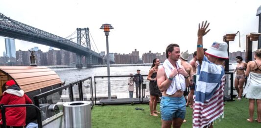 En Nueva York la sauna se convierte en cultura, entre diseño, pop-up y nuevas comunidades