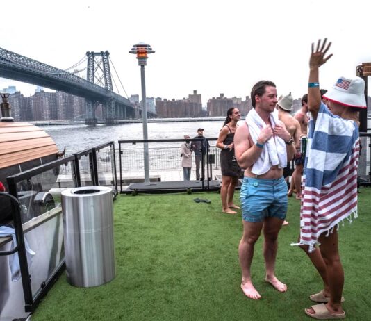 En Nueva York la sauna se convierte en cultura, entre diseño, pop-up y nuevas comunidades