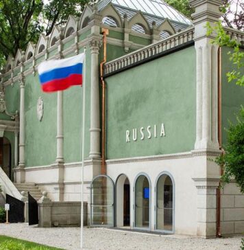Pabellón Rusia en la Bienal de Venecia: sanciones ucranianas y fondos de la UE en riesgo