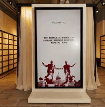 En Nueva York, 3,5 millones de páginas de los Epstein files se convierten en una instalación monumental