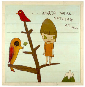 Words Mean Nothing at All: Yoshitomo Nara sale a subasta con una estimación de hasta 6 millones de dólares