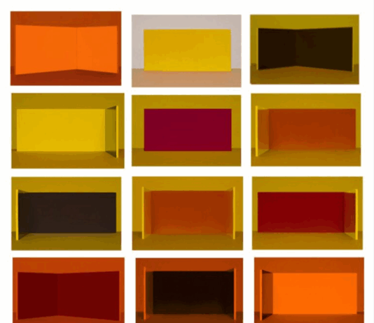Alexander Apóstol en Galería Livia Benavides (Lima): entre la abstracción y los signos de la representación política