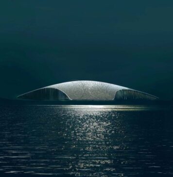 Nace un nuevo centro cultural en Noruega, un edificio que sigue la costa como una ballena