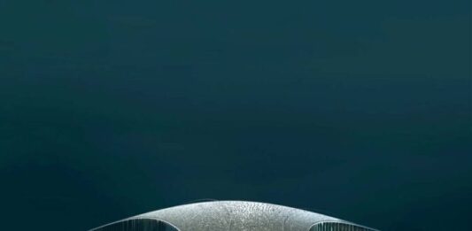 Nace un nuevo centro cultural en Noruega, un edificio que sigue la costa como una ballena